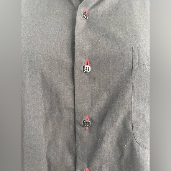 Bruttini Italy Black Dress Shirt Size M - Picture 4 of 16